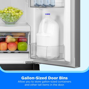 Midea 30 in. 18.4 cu. ft. French Door Refrigerator - Stainless Steel, , hires