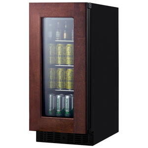Summit 15 in. Built-In/Freestanding 1.8 cu. ft. Compact Beverage Center with Adjustable Shelves & Digital Control - Custom Panel Ready, , hires
