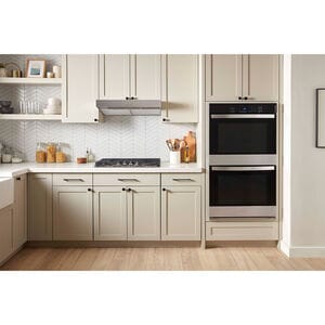 Whirlpool 30 in. 10 cu. ft. Top Control Electric Double Wall Oven - Stainless Steel, , hires