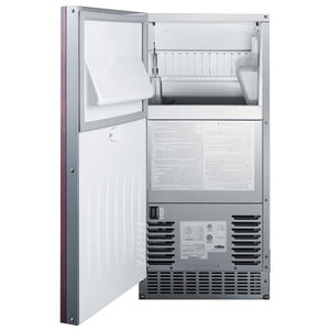 Summit 15 in. Built-In Undercounter Outdoor Commercial-Use Ice Maker with 26 lb. Ice Storage & Auto-Defrost - Custom Panel Ready, , hires