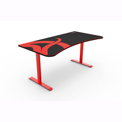 Arozzi Arena Full-surface Deskmat Desk - Red and Black | ARENANARED