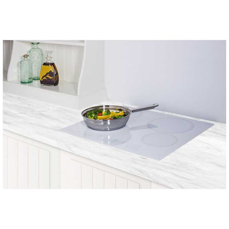 Summit 24 in. 4-Burner Electric Cooktop - White, , hires