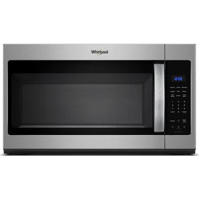 Whirlpool 30 in. 1.9 cu. ft. 1000W Over-the-Range Microwave with 300 CFM & Sensor Cooking - Stainless Steel | WMMS3230SS