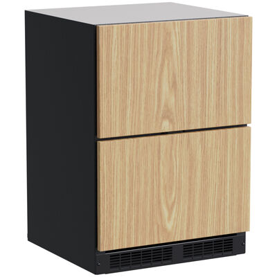 Marvel 24 in. Built-In 5.0 cu. ft. Refrigerator Drawer - Custom Panel Ready | MLDR224IS61A