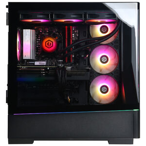 CyberPowerPC Gamer Supreme Desktop with AMD Ryzen 7 9850X 3D, 4.7GHz, 8-Core CPU, AMD Radeon RX 9070 XT, 16 GB VRAM GPU, 32 GB RAM, 2 TB SSD & Windows 11 Home - Black, , hires