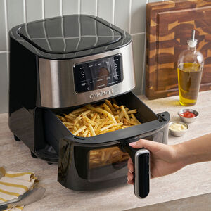 Cuisinart 6-qt Basket Air Fryer - Black Stainless, , hires
