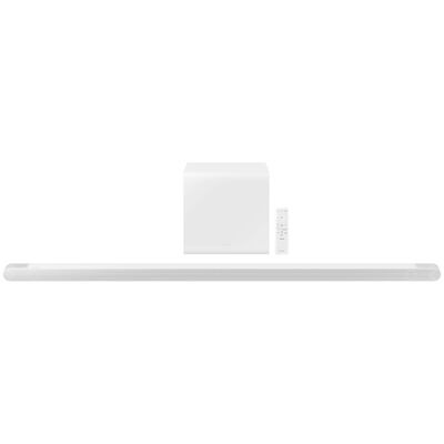 Samsung - S Series 3.1.2ch Wireless Dolby Atmos Ultra-Slim Soundbar with Wireless Subwoofer - White | HWS801B