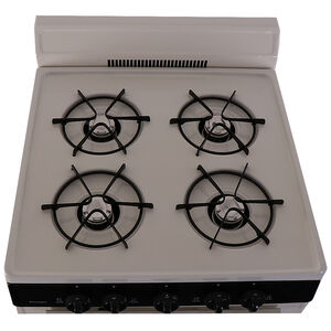 Premier 24 in. 2.9 cu. ft. Gas Range with Open Burners - Bisque, , hires