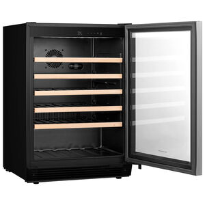 Frigidaire Gallery 24 in. Undercounter Wine Cooler with Wire Racks, Single Temperature Zone & 57 Bottle Capacity - Stainless Steel, , hires