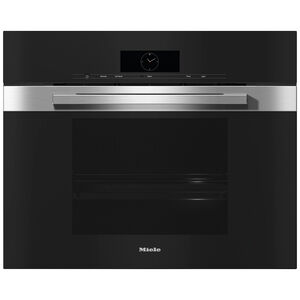 Miele 30 in. 2.4 cu. ft. Electric Smart Wall Oven with Standard Convection & Manual Clean - Clean Touch Steel, , hires