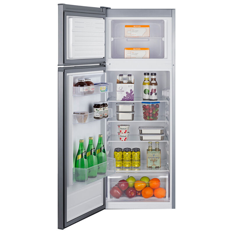 Summit 22 in. 7.4 cu. ft. Top Freezer Refrigerator - Stainless Look, , hires