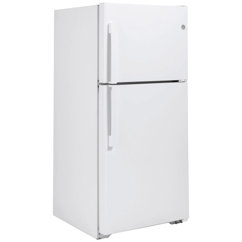 GE 30 in. 19.2 cu. ft. Top Freezer Refrigerator - White, White, hires