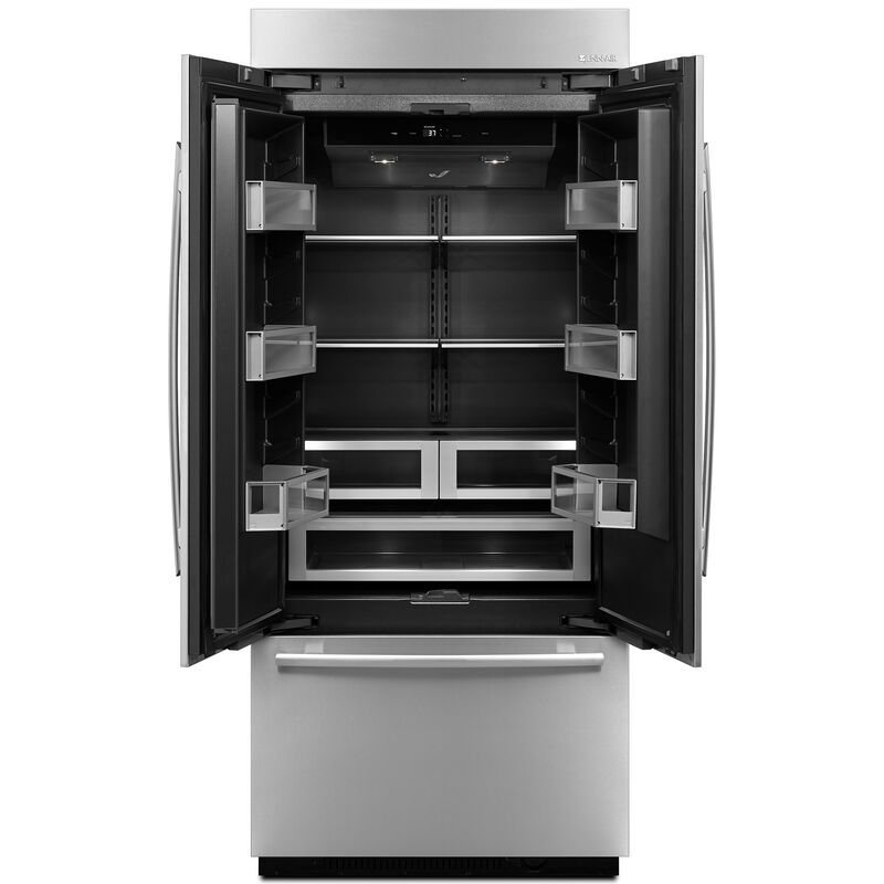JennAir 36 in. 20.8 cu. ft. Built-In Counter Depth French Door Refrigerator with Ice Maker - Custom Panel Ready, , hires
