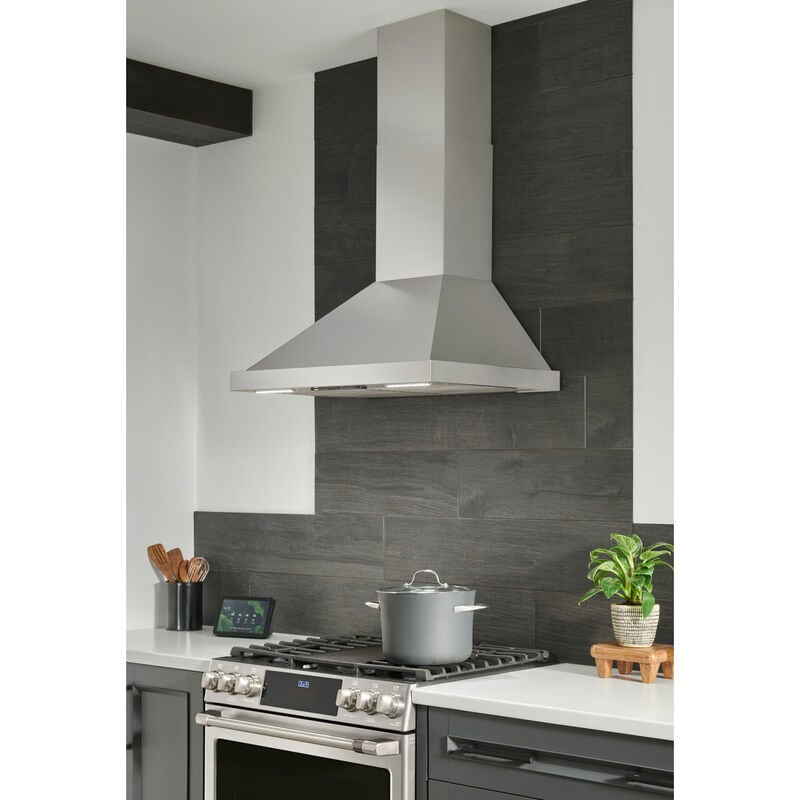 Best WCP1 Series 30 in. Smart Convertible Chimney Style Range Hood with 650 CFM, 4 Fan Speeds & 2 LED Lights - Stainless Steel, , hires