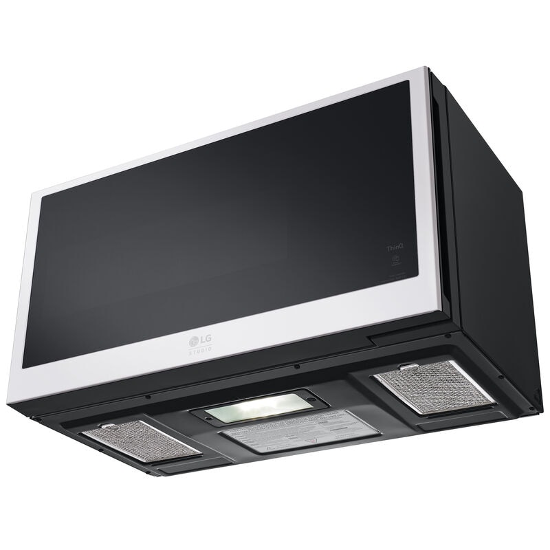 LG Studio 30 in. 1.7 cu. ft. 950W Smart Over-the-Range Microwave with 300 CFM, Convection & Sensor Cooking - Essence White, , hires