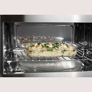 GE Profile 30 in. 1.7 cu. ft. 975W Smart Built-In Microwave with Convection & Sensor Cooking - Stainless Steel, , hires