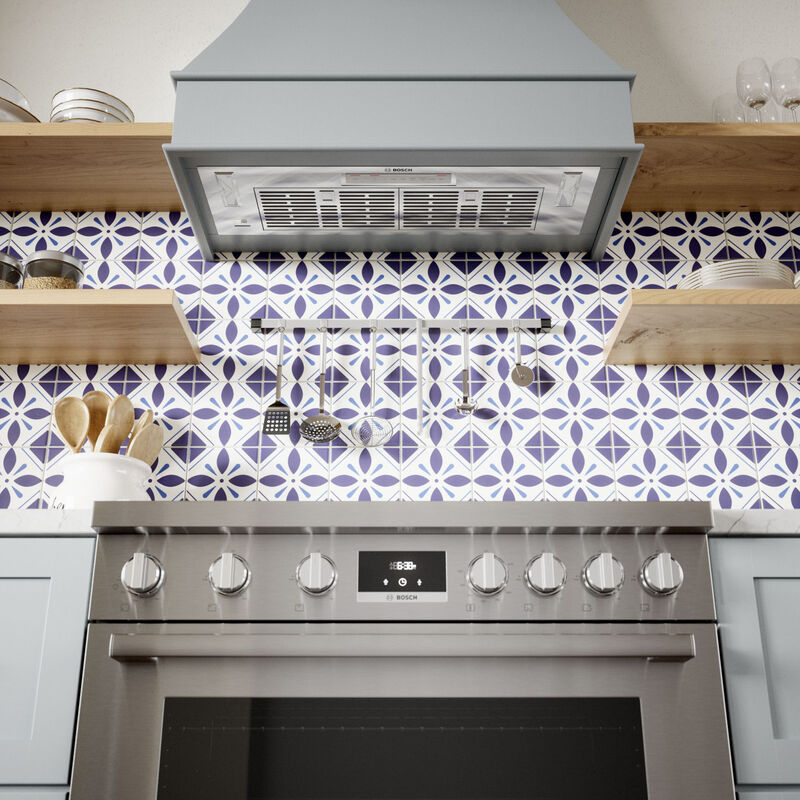 Bosch 300 Series 36 in. Smart Convertible Standard Style Range Hood with 300 CFM, 4 Fan Speeds & 2 LED Lights - Stainless Steel, , hires