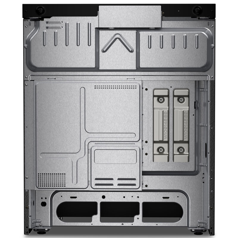 Whirlpool 30 in. 5.3 cu. ft. Smart Air-Fry Standard Convection Electric Range with Radiant Burners - Black Stainless Steel, , hires