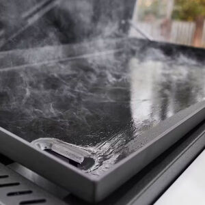 Weber Slate 36 in. 4-Burner Liquid Propane Gas Flat Top Griddle with Side Tables and 756 sq. in. Cooking Surface - Black, , hires