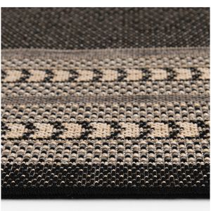 Natco Santorini Collection Outdoor Area Rug Sutton 5'x7' - Natural/Pebble, , hires