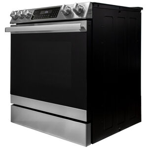 Sharp 30 in. 6.3 cu. ft. Air Fry Convection Oven Slide-In Electric Range with 5 Radiant Burners - Stainless Steel, , hires