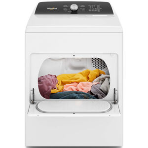 Whirlpool 29 in. 7.0 cu. ft. Top Loading Electric Dryer with 11 Dryer Programs, 1 Dry Options, Wrinkle Care & Sensor Dry - White, , hires