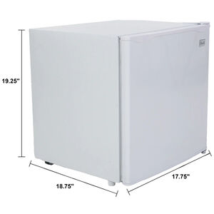 Avanti 19 in. 1.6 cu. ft. Mini Fridge with Freezer Compartment - White, , hires