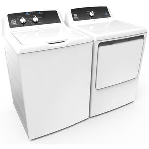 GE 27 in. 7.4 cu. ft. Smart Commercial Electric Dryer with Sensor Dry & Built-In App Payment System - White, , hires