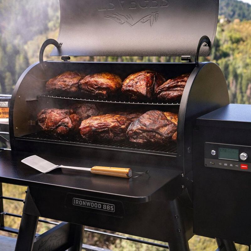 Traeger Ironwood 885 Wood Pellets Grill - Black, , hires