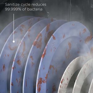 GE 24 in. Top Control Flush-Mount Dishwasher with 51 dBa Sound Level, Condensate Dry & Pocket Handle - Stainless Steel, Stainless Steel, hires