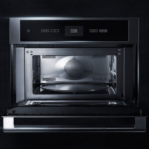 JennAir Rise 27 in. 1.4 cu. ft. 900W Built-In Microwave with Convection & Sensor Cooking - Stainless Steel, , hires