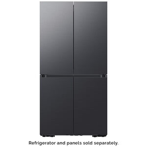 Samsung 4-Door Flex BESPOKE Refrigerator Bottom Panel - Matte Black Steel, , hires
