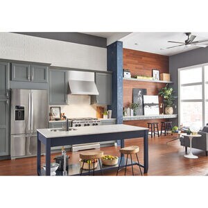 Best WP28 Series 42 in. Ducted Canopy Pro Style Style Range Hood with 4 LED Lights - Stainless Steel, , hires