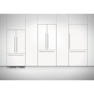 Fisher & Paykel Series-7 Integrated 36 in. 16.8 cu. ft. Built-In Counter Depth French Door Refrigerator with Ice Maker - Custom Panel Ready, , hires