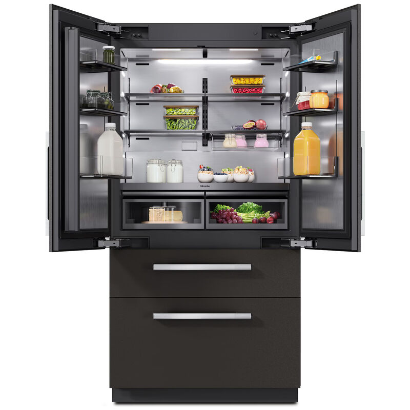 Miele MasterCool Series 42 in. 23.1 cu. ft. Built-In Smart Counter Depth 4-Door French Door Refrigerator with Internal Water Dispenser - Custom Panel Ready, , hires