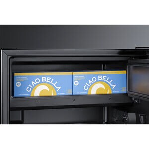 Summit 24 in. 5.0 cu. ft. ADA Compliant Undercounter Refrigerator - Stainless Steel with Black Cabinet, , hires