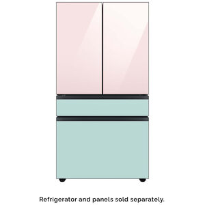 Samsung BESPOKE 4-Door French Door Middle Panel for Refrigerators - Morning Blue Glass, , hires