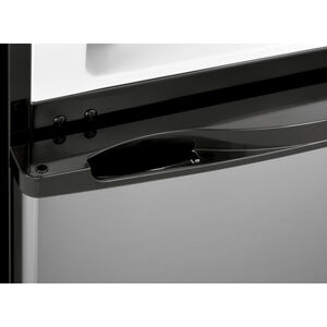 Haier 24 in. 9.8 cu. ft. Counter Depth Top Freezer Refrigerator - Stainless Steel, Stainless Steel, hires