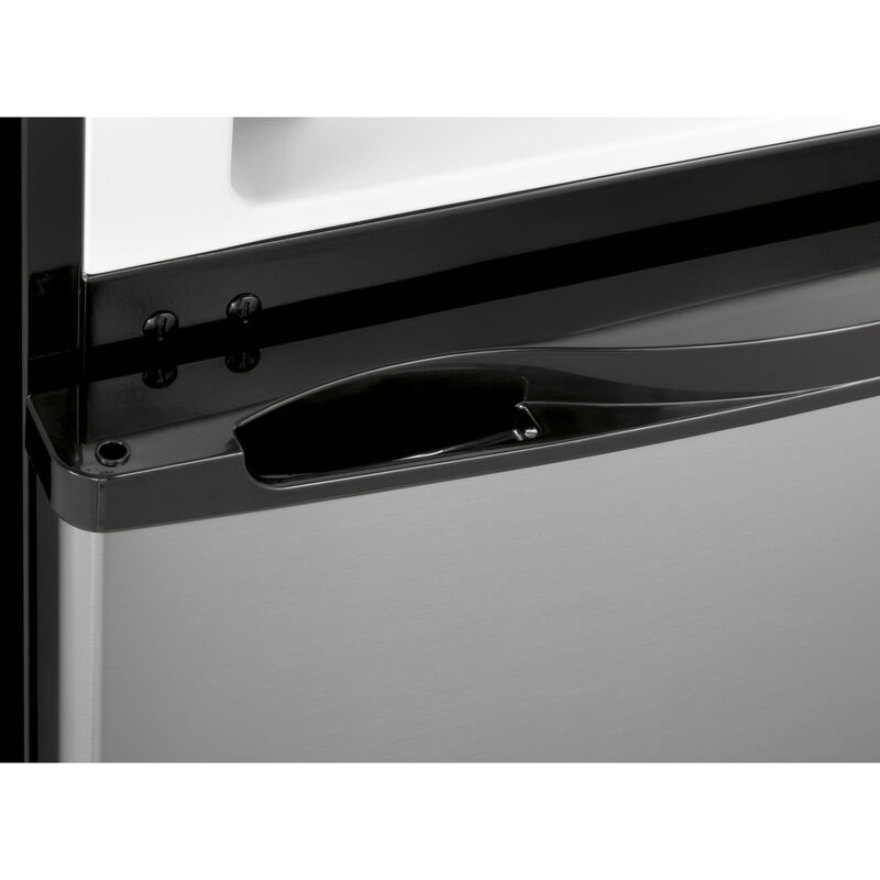 Haier 24 in. 9.8 cu. ft. Counter Depth Top Freezer Refrigerator - Stainless Steel, Stainless Steel, hires