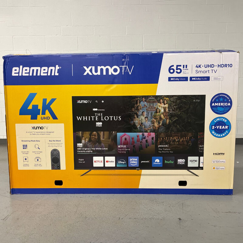 Element - 65" Class Revolution Series LED 4K UHD Smart XUMO TV (Open Box Excellent Condition), , hires