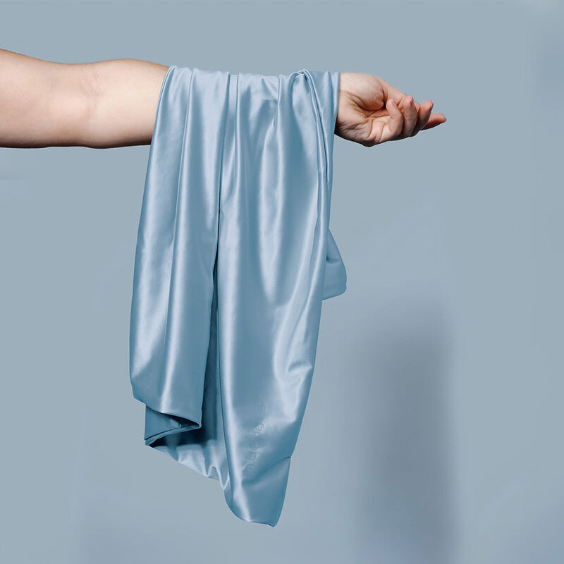 BEDGEAR Hyper-Silk Performance Queen Size Pillowcase - Misty Blue, , hires