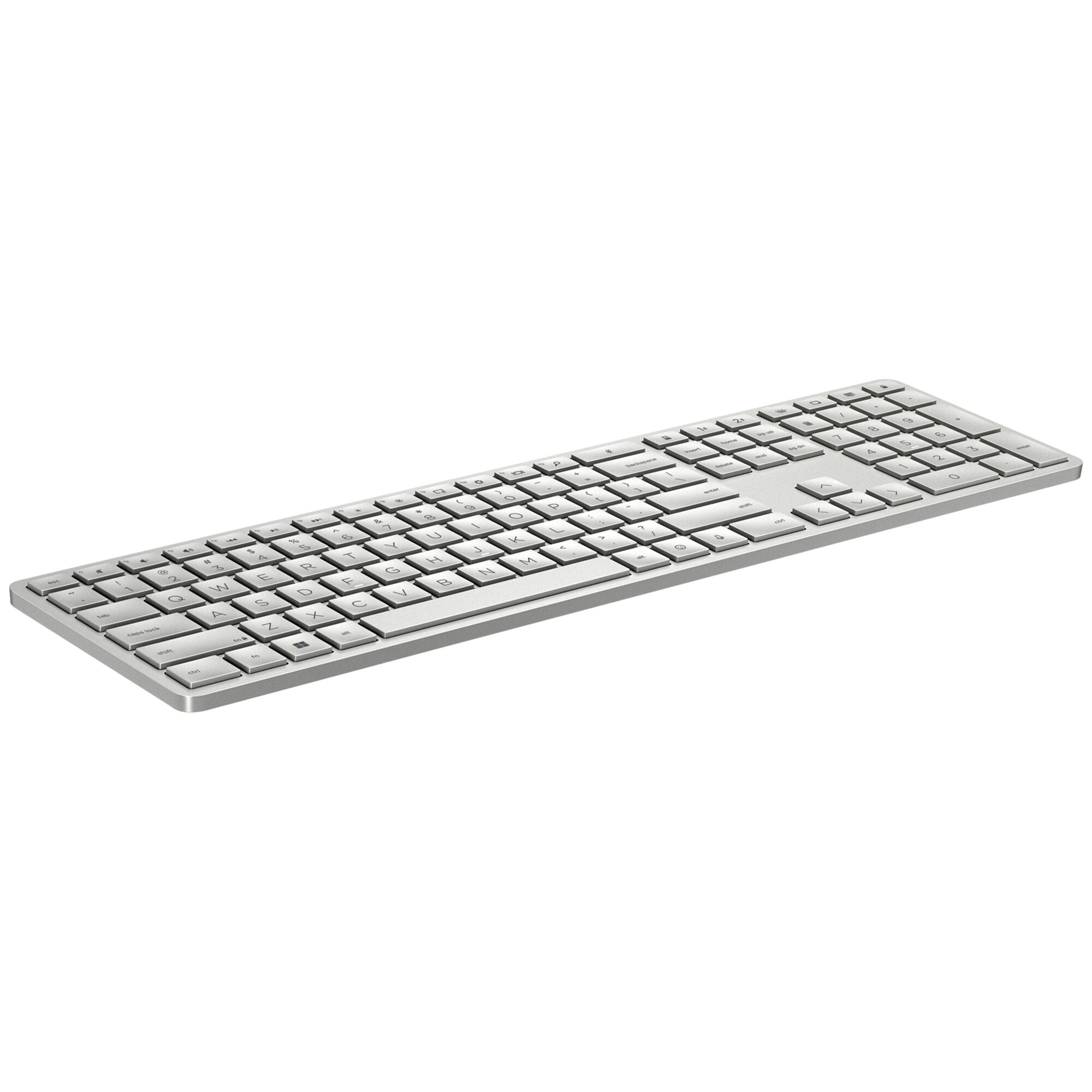 キーボード HP 970 Programmable Wireless Keyboard HP 970 Programmable Wireless Keyboard - Silver | P.C. Richard & Son