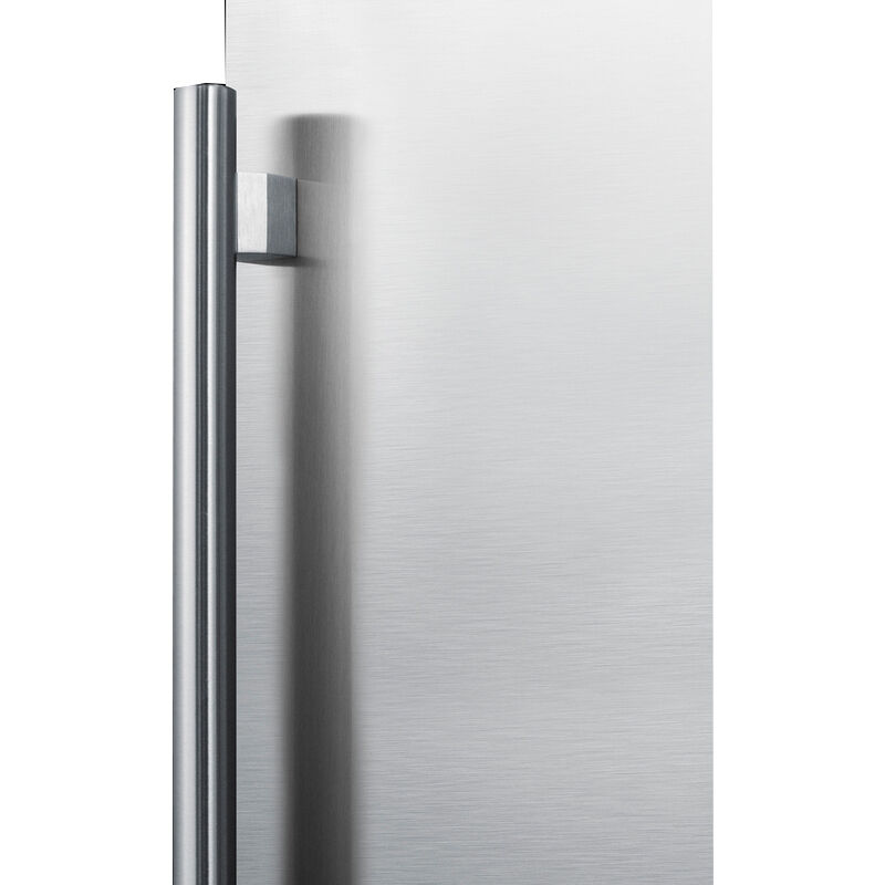 Summit 24 in. 4.2 cu. ft. Undercounter Refrigerator - Stainless Steel with Black Cabinet, , hires