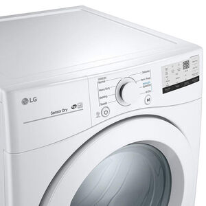 LG 27 in. 7.4 cu. ft. Stackable Gas Dryer with Sensor Dry Technology - White, , hires