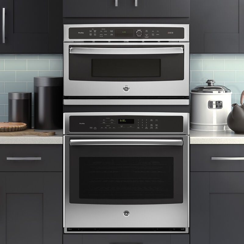 GE Profile Built-in Microwave/Convection Oven Stainless Steel