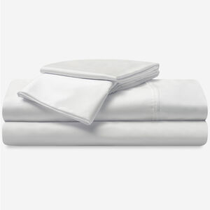 BedGear Hyper-Cotton Queen Size Sheet Set (Ideal for Adj. Bases) - Bright White, , hires
