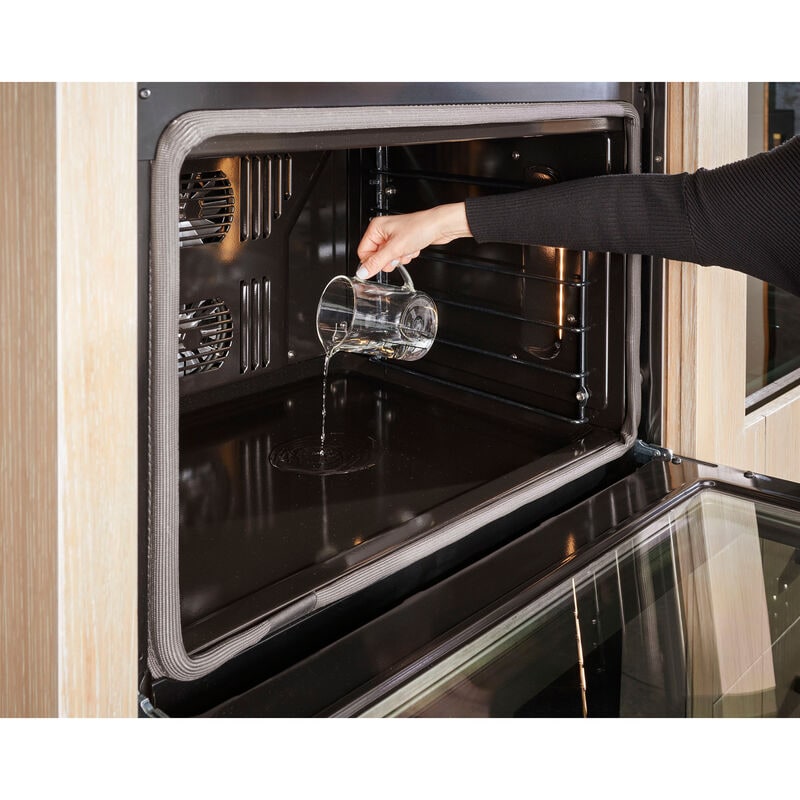 Monogram Statement Series 30 in. 5 cu. ft. Smart Electric Single Wall Oven with True European Convection - Stainless Steel, , hires