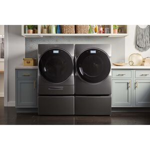 Whirlpool 27 in. 7.4 cu. ft. Front Loading Gas Dryer with 12 Dryer Programs, Sanitize Cycle, Wrinkle Care & Sensor Dry - Chrome Shadow, , hires