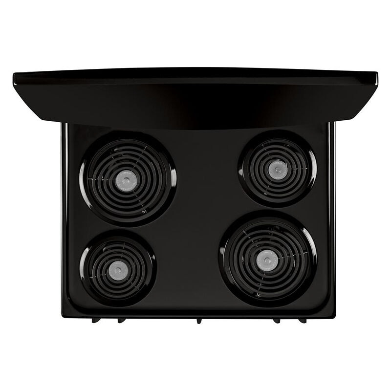 GE 30 in. 5 cu. ft. Electric Range with Coil Burners - Black, Black, hires