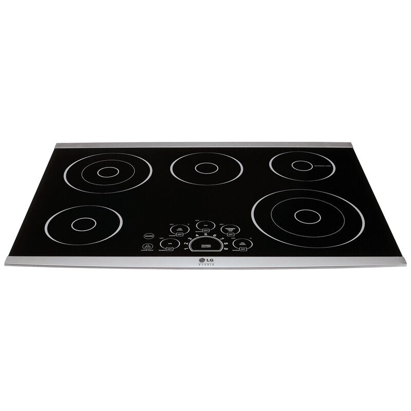 LG Studio 30 in. Electric Cooktop with 5 Smoothtop Burners - Stainless  Steel, P.C. Richard & Son